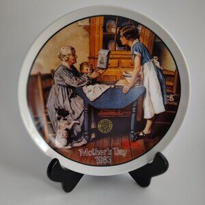 Collectible Norman Rockwell Plate Mother's Day 1983